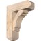 Ekena Millwork Merced Craftsman Smooth Bracket w/ Offset Brace, Douglas Fir, 7 1/2"W x 22"D x 26"H BKT0806X22X26MRC04SDF - alternate 1